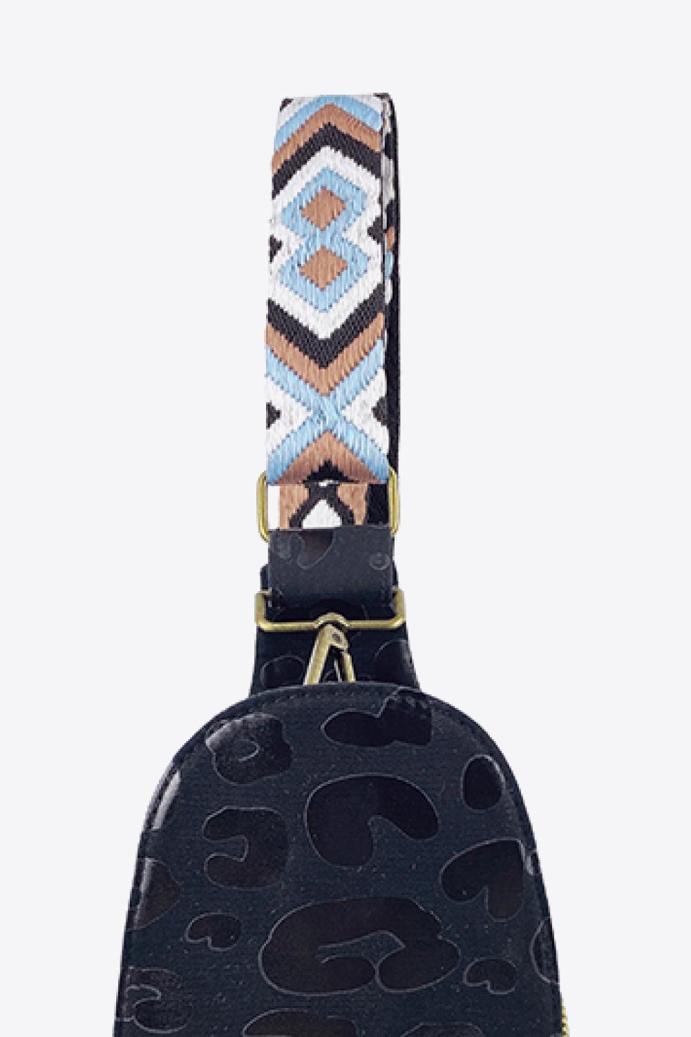 Printed PU Leather Sling Bag Carauana Store