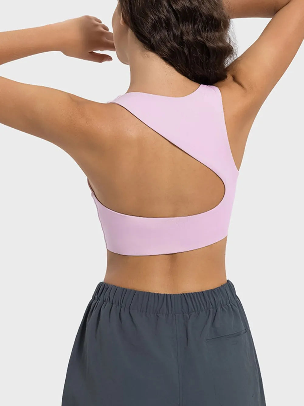 Millennia Cutout Round Neck Active Tank Carauana Store