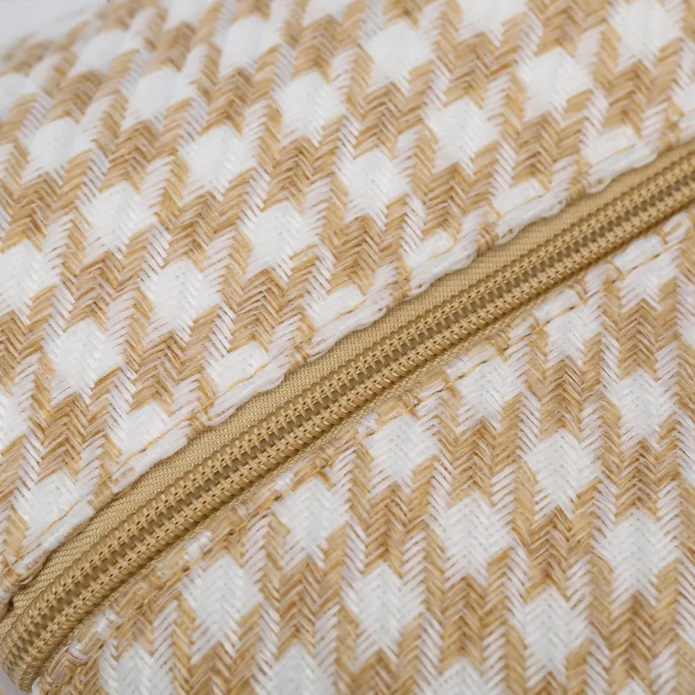 Houndstooth Canvas Travel Bag Carauana Store