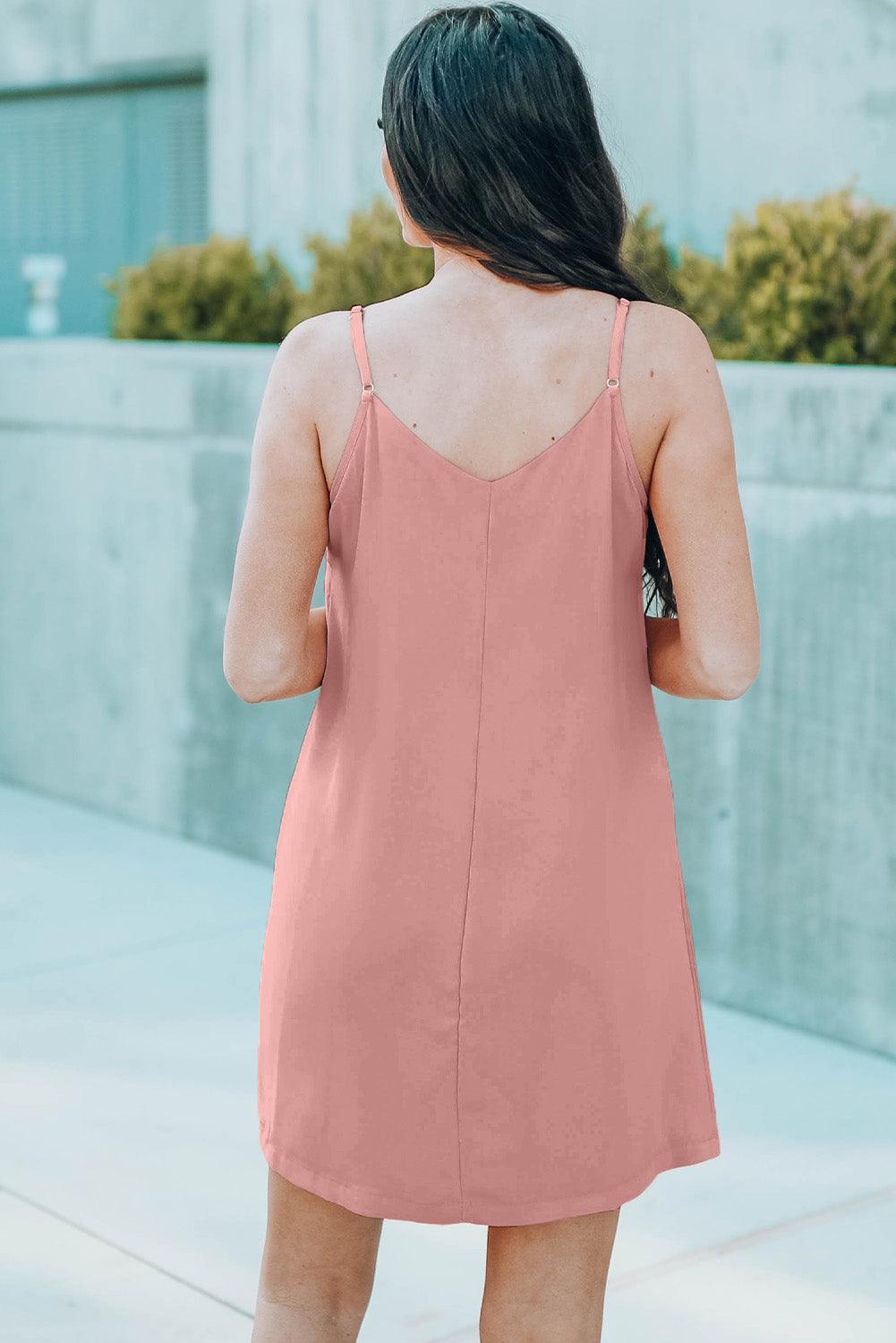 V-Neck Mini Cami Dress Carauana Store