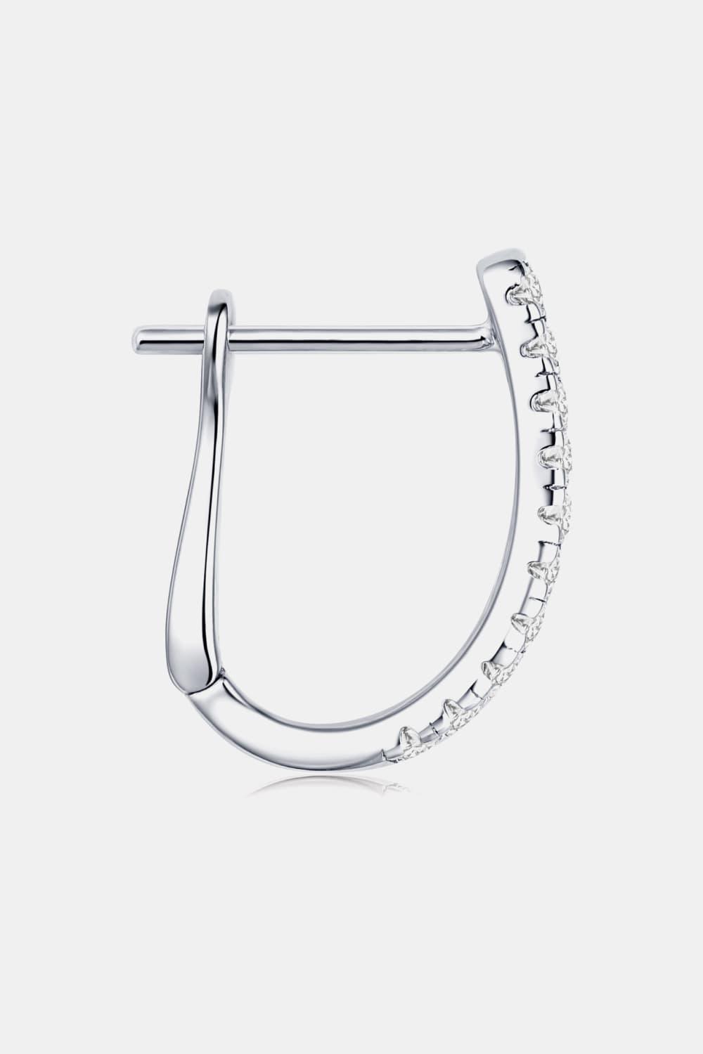 Moissanite 925 Sterling Silver Earrings Carauana Store