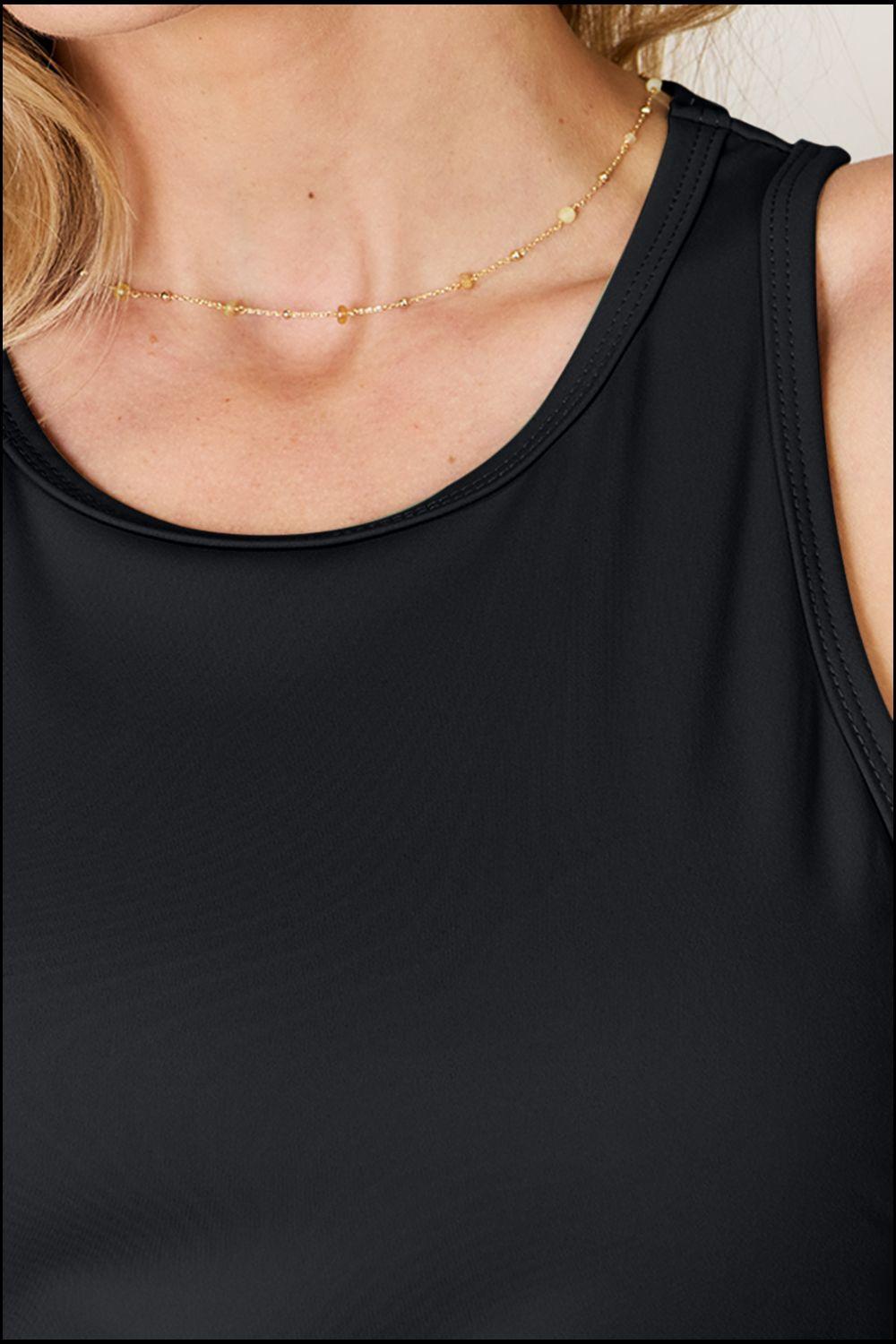 Basic Bae Full Size Round Neck Racerback Tank Carauana Store