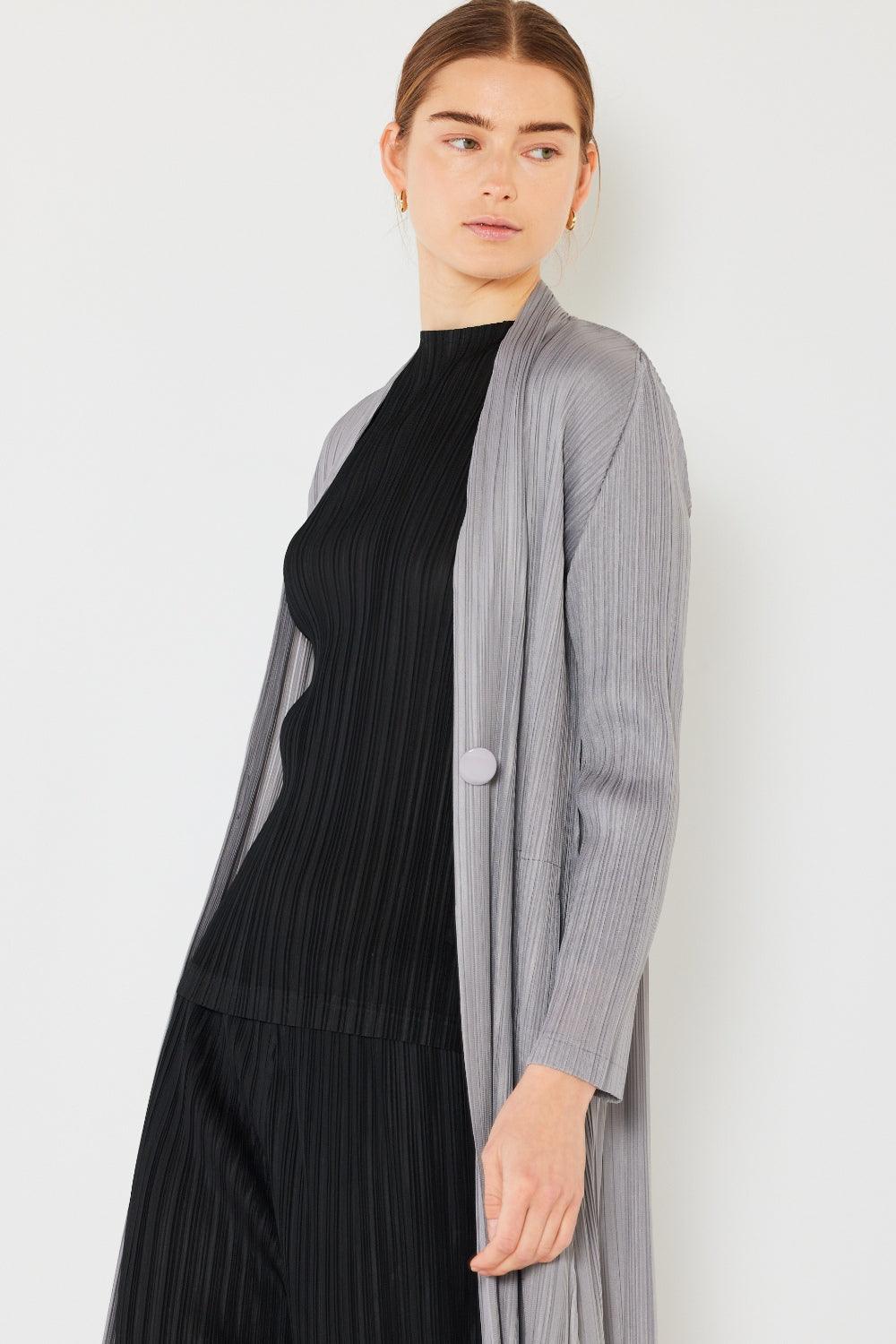 Marina West Swim Pleated Long Sleeve Cardigan Carauana Store