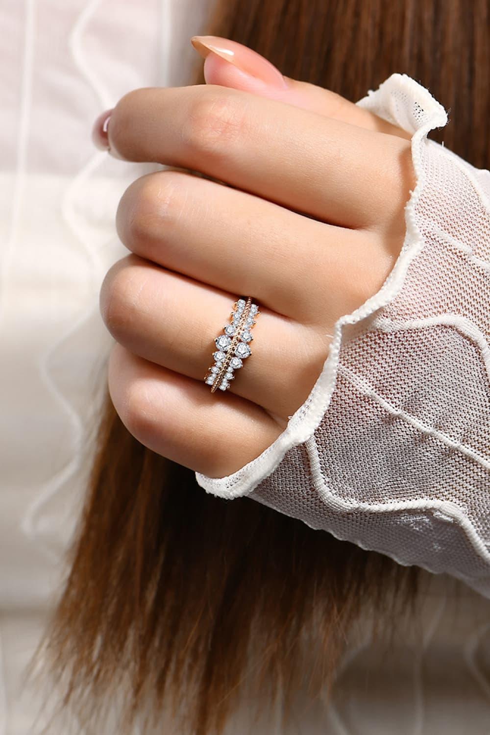 Moissanite 925 Sterling Silver Ring Carauana Store