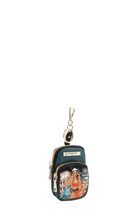 Nicole Lee USA Mini Coin Purse Keychain Carauana Store