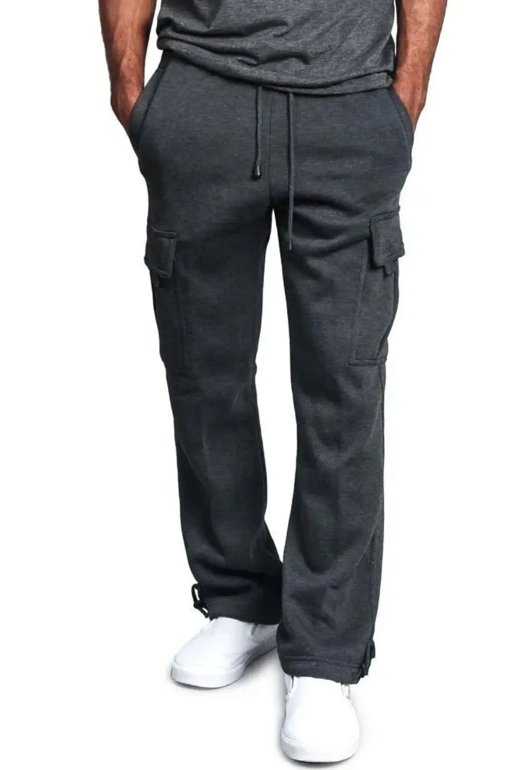 Men's Full Size Drawstring Pants Plus Size
