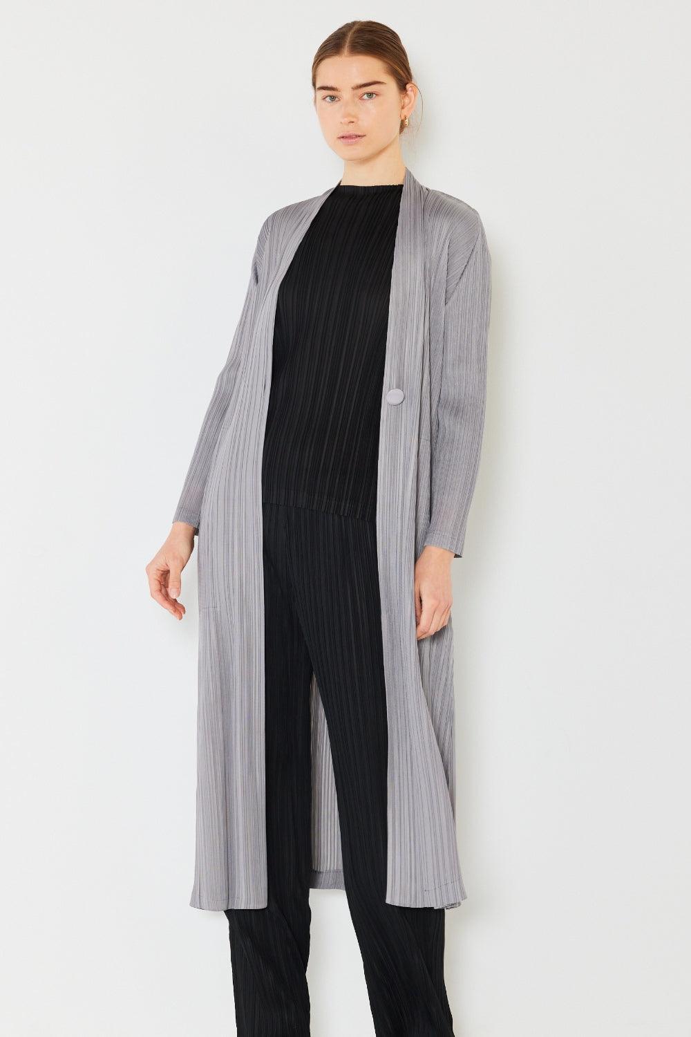 Marina West Swim Pleated Long Sleeve Cardigan Carauana Store