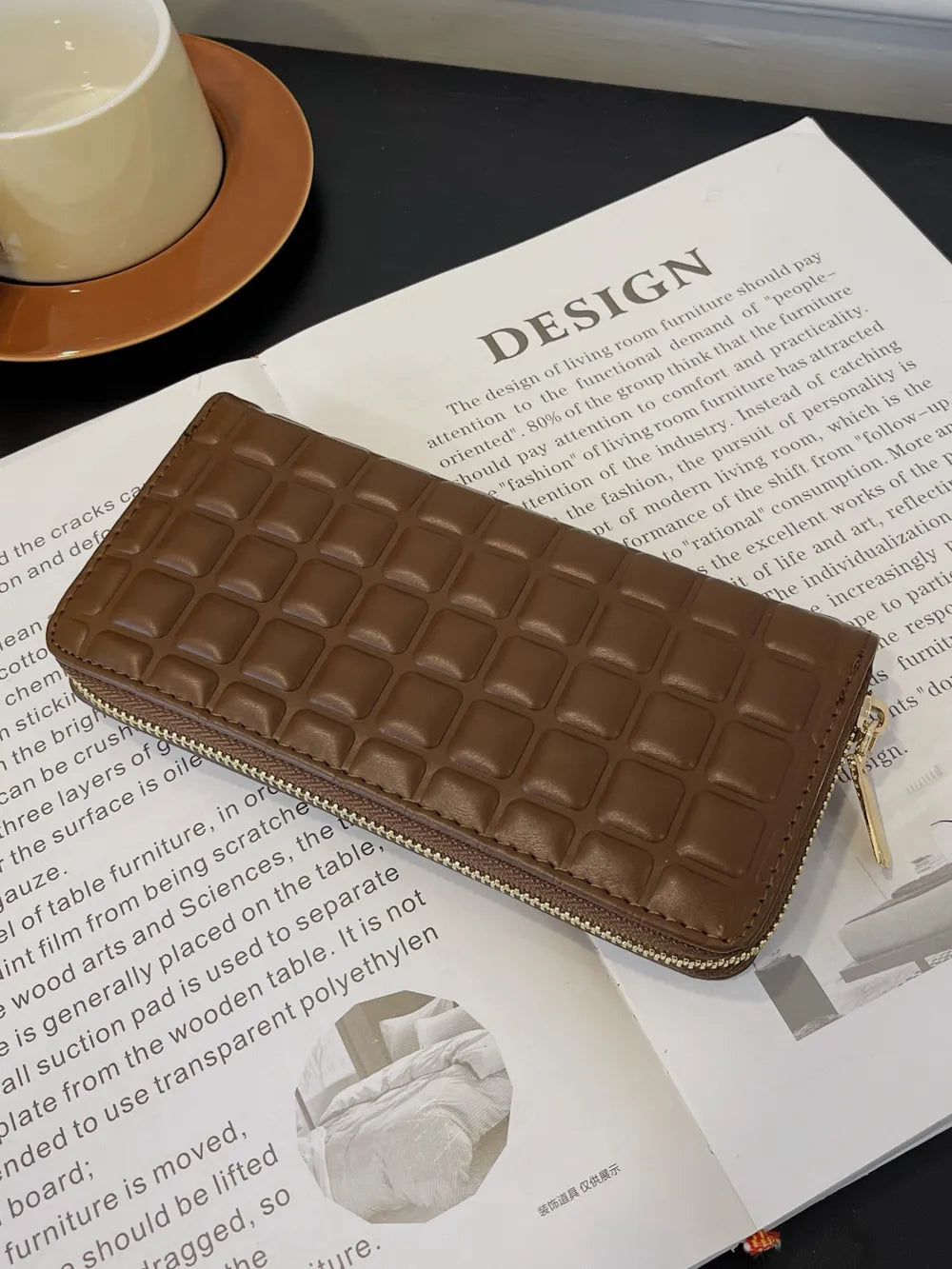PU Leather Solid Color Wallet Carauana Store