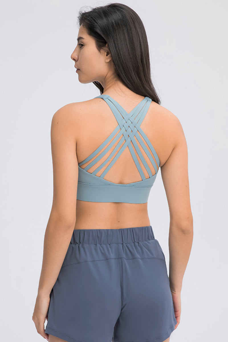 Millennia Eight Strap Sports Bra Carauana Store