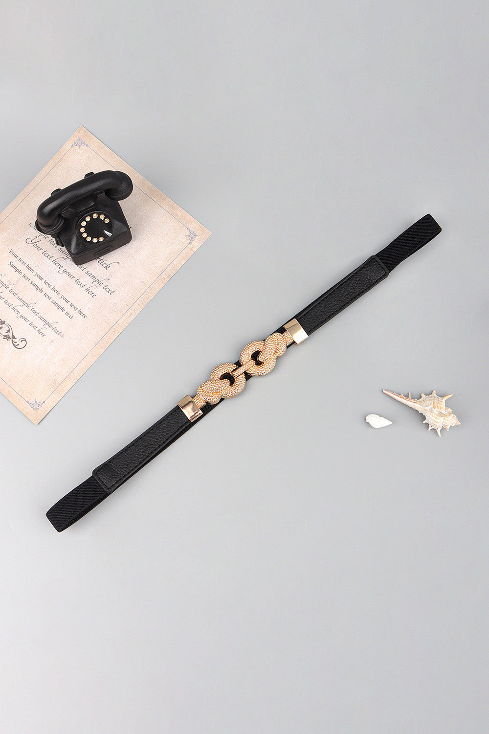 Zinc Alloy Buckle PU Leather Belt Carauana Store