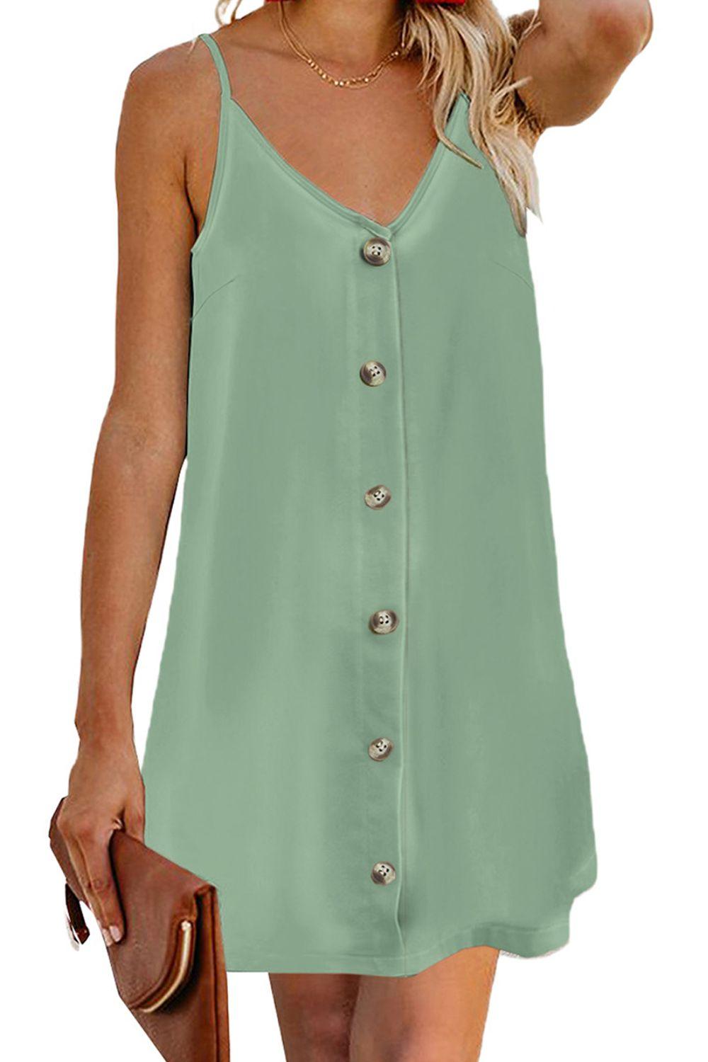 V-Neck Mini Cami Dress Carauana Store