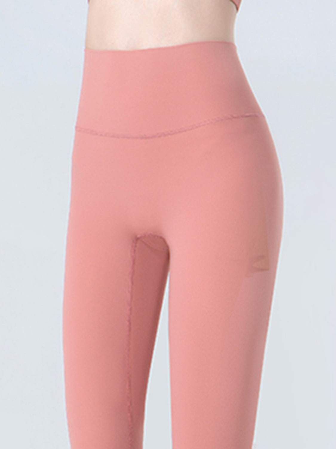 Wide Waistband Cropped Sports Leggings Carauana Store