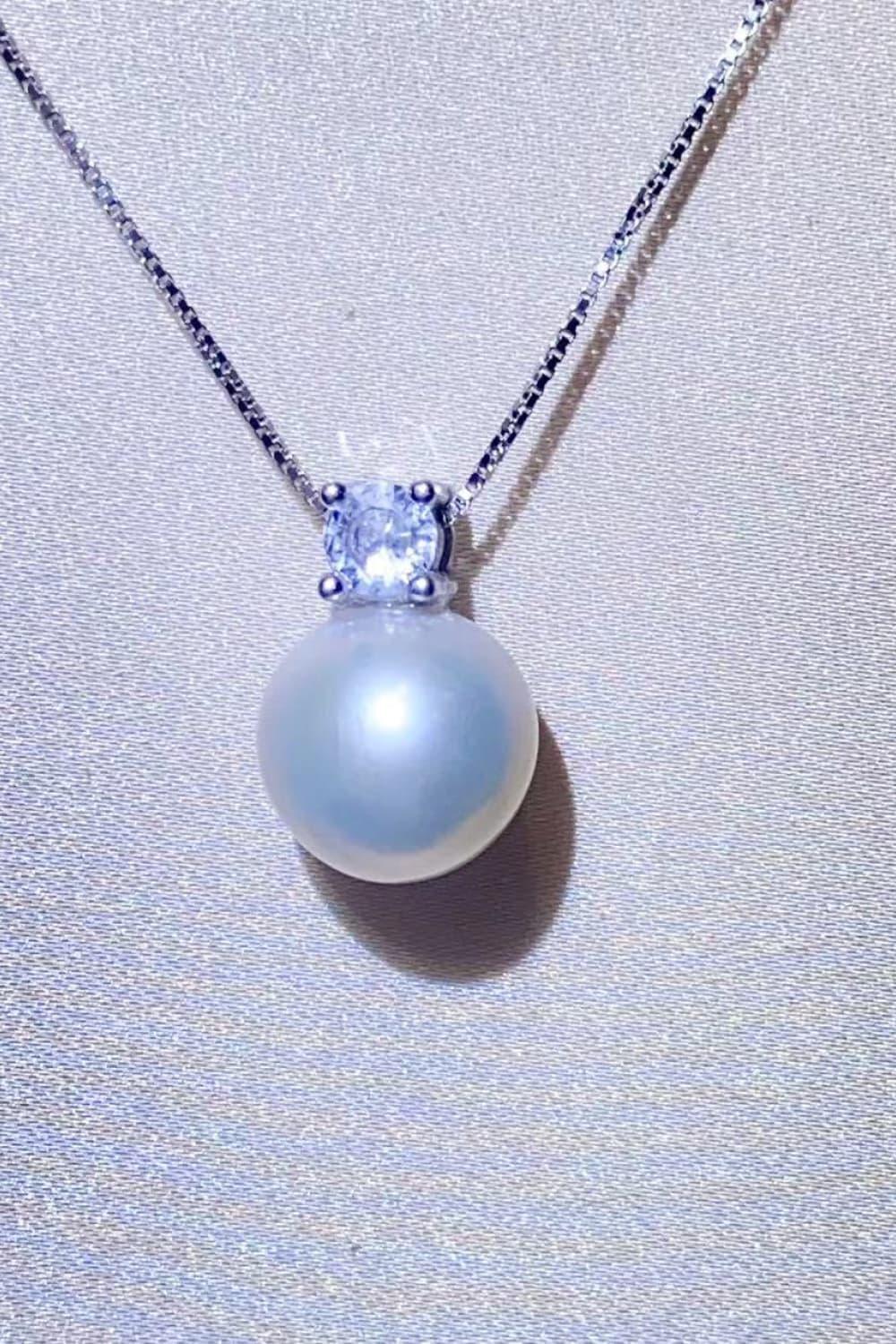 Freshwater Pearl 925 Sterling Silver Necklace Carauana Store