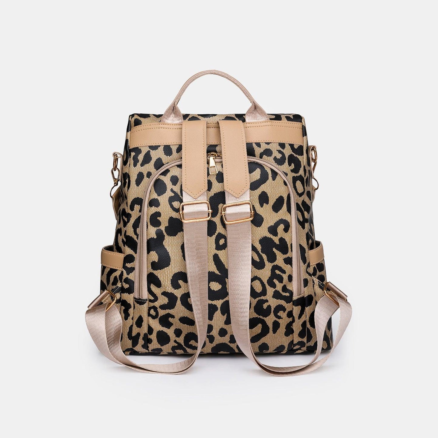 Leopard PU Leather Backpack Bag Carauana Store