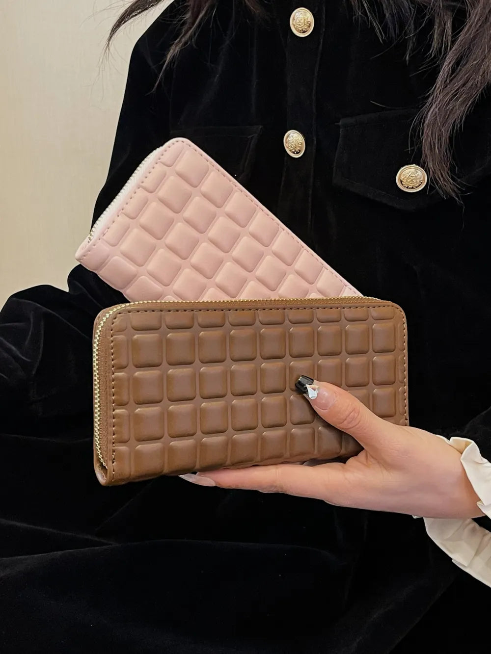 PU Leather Solid Color Wallet Carauana Store