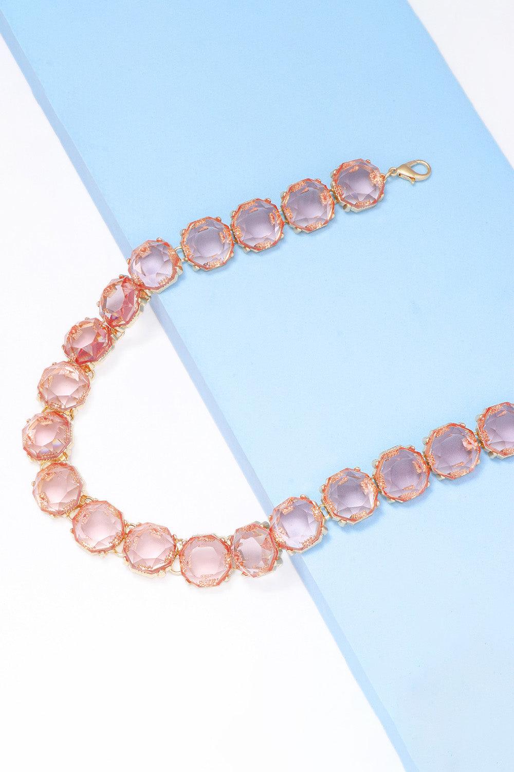 Zinc Alloy Resin Necklace Carauana Store
