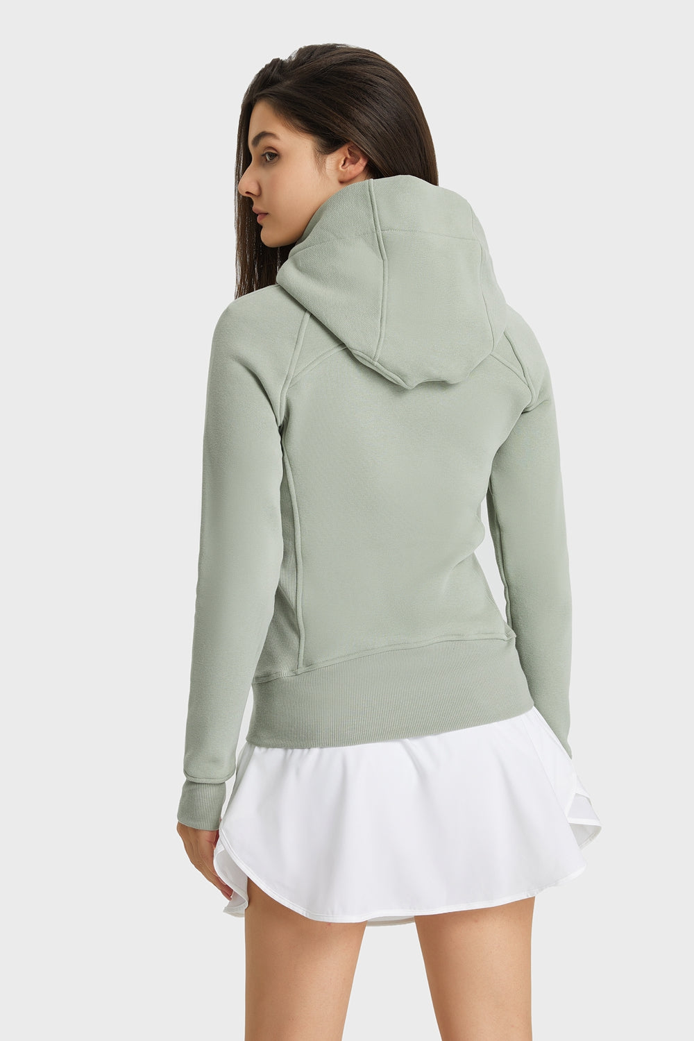 Millennia Zip Up Seam Detail Hooded Sports Jacket Carauana Store