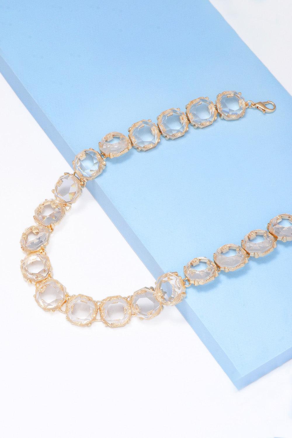 Zinc Alloy Resin Necklace Carauana Store