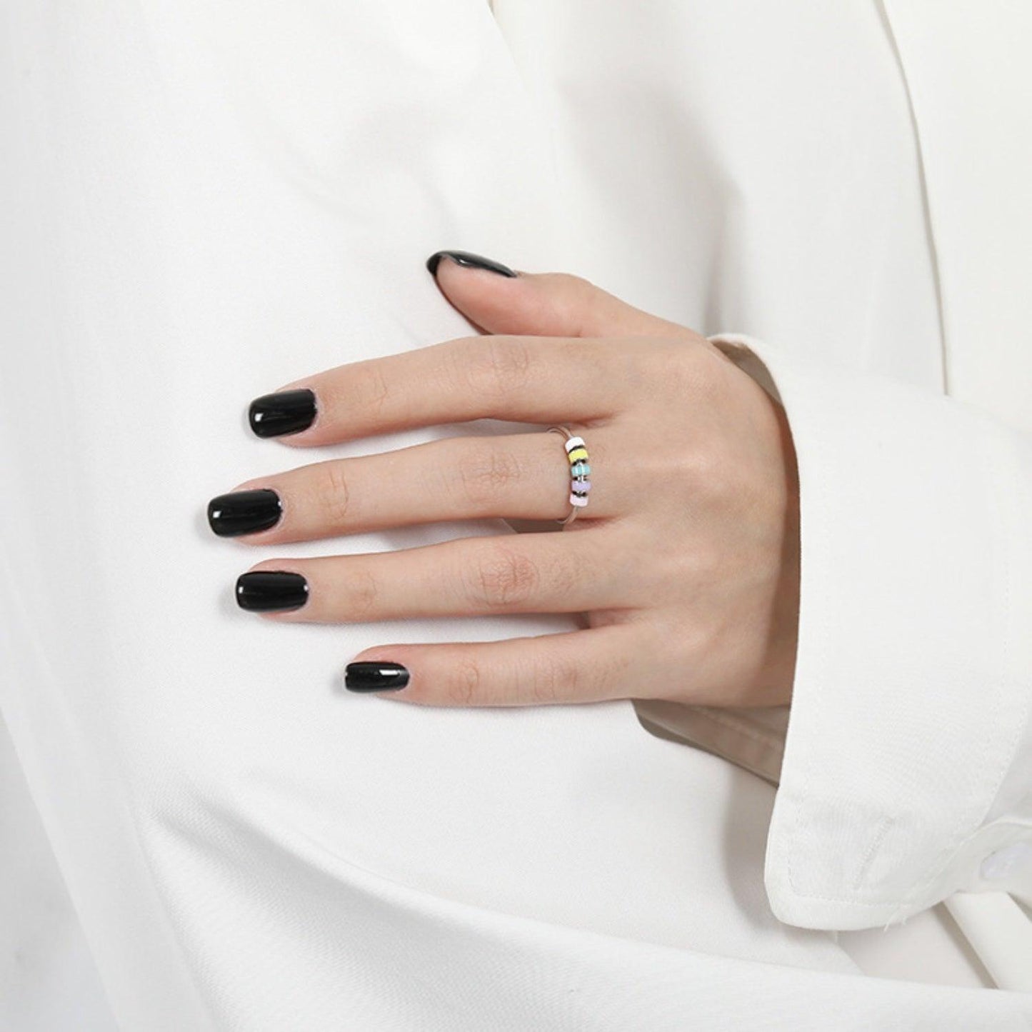 925 Sterling Silver Oil Drip Ring Carauana Store