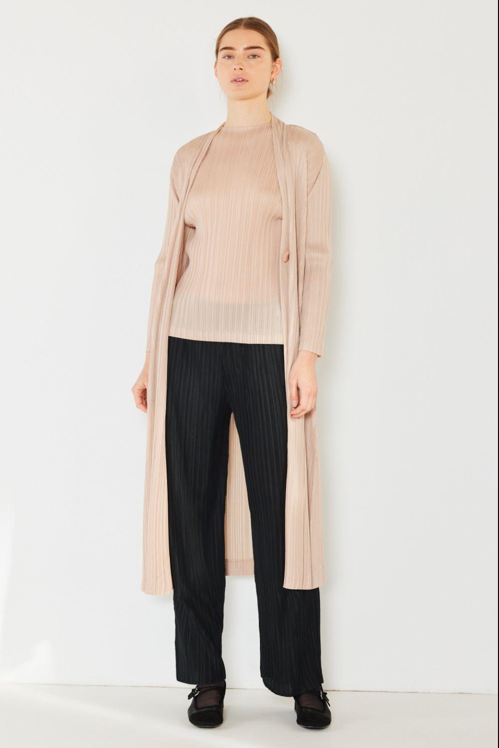 Marina West Swim Pleated Long Sleeve Cardigan Carauana Store