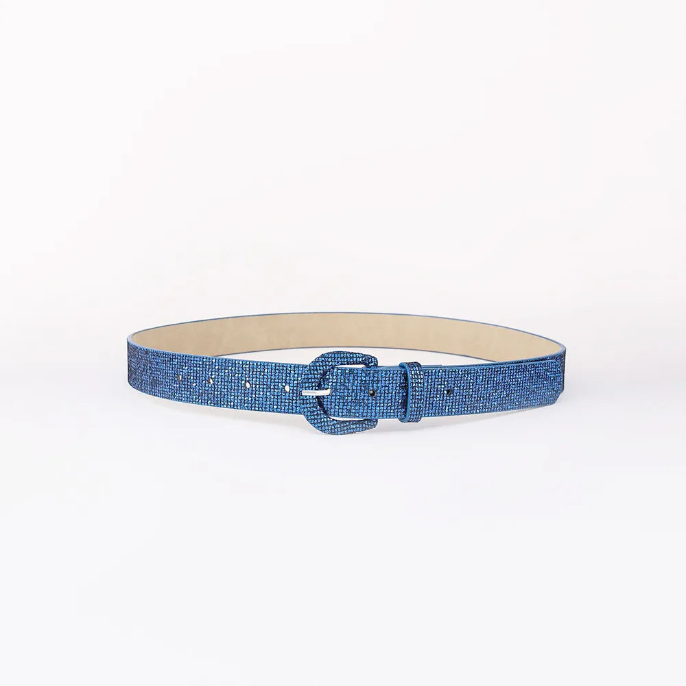 Sequin PU Leather Belt Carauana Store