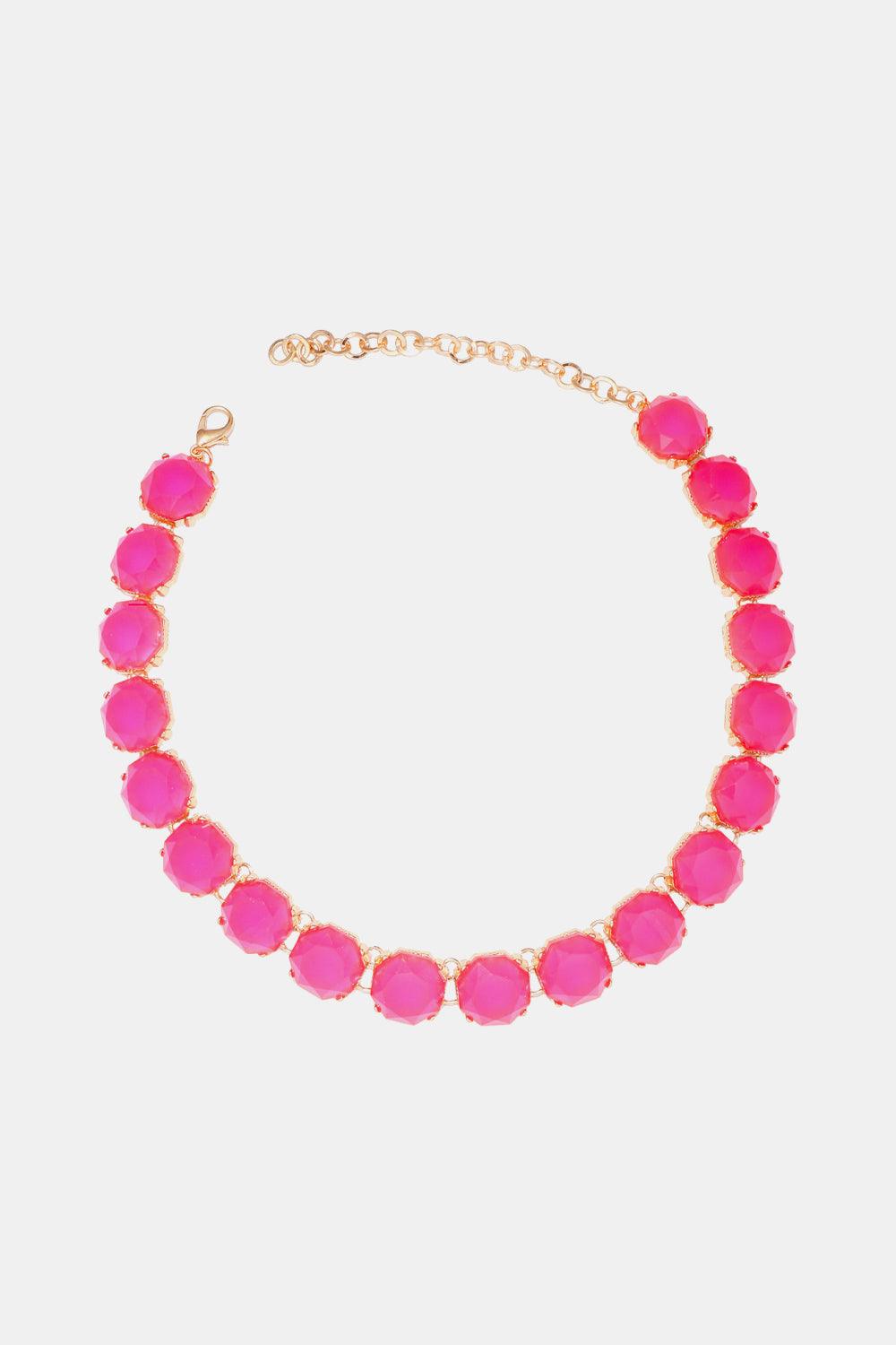 Zinc Alloy Resin Necklace Carauana Store