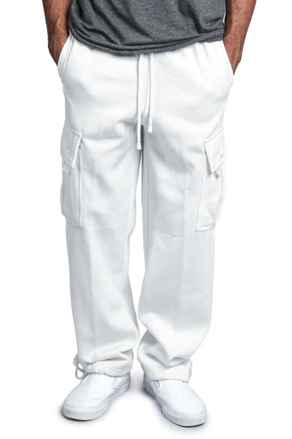 Men's Full Size Drawstring Pants Plus Size