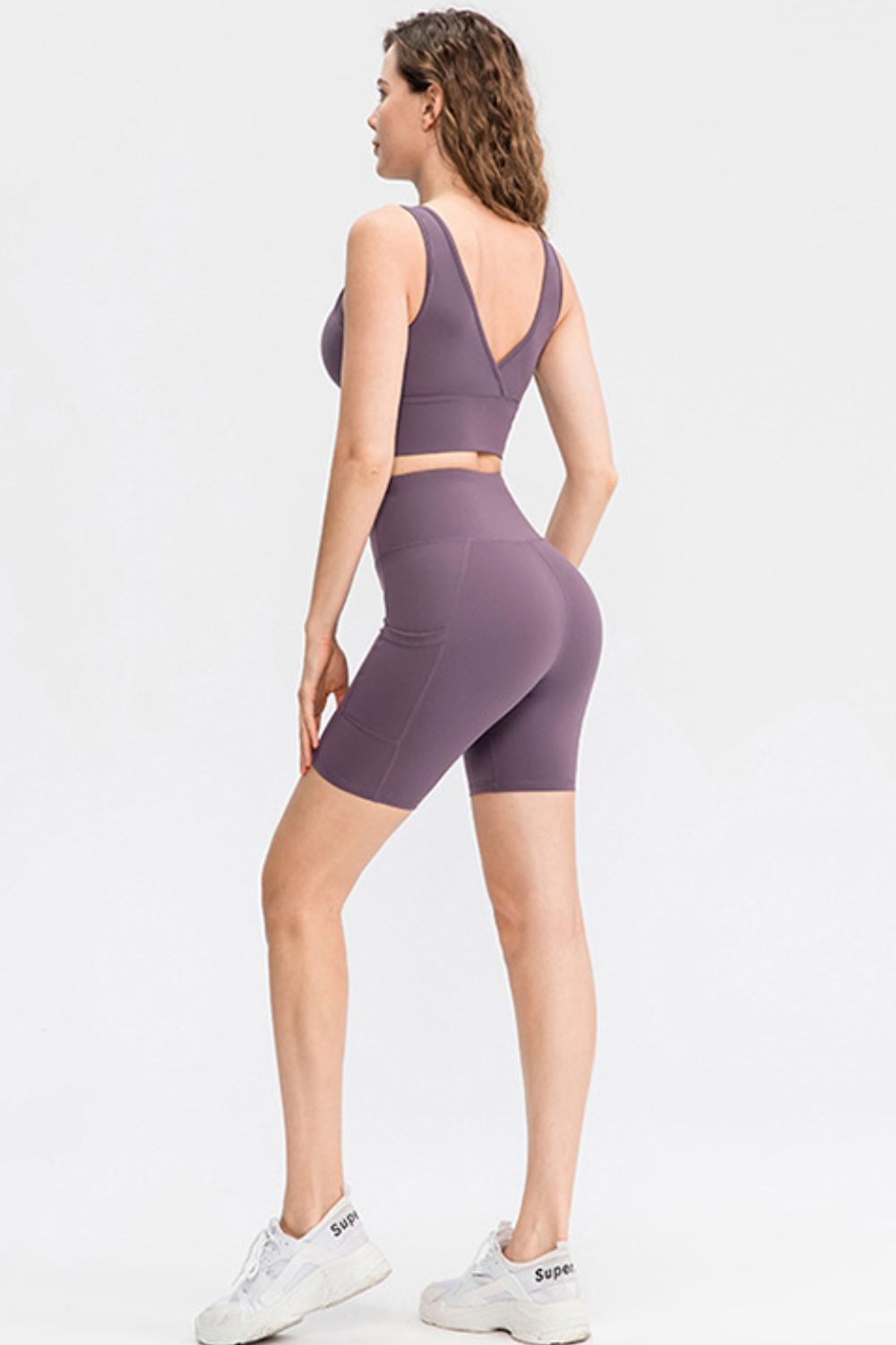 Wide Waistband Sports Shorts with Pockets Carauana Store