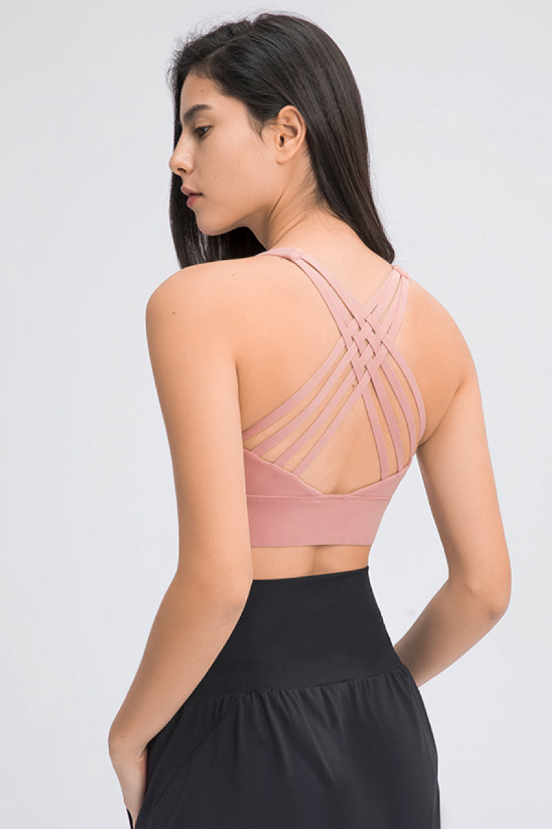 Millennia Eight Strap Sports Bra Carauana Store