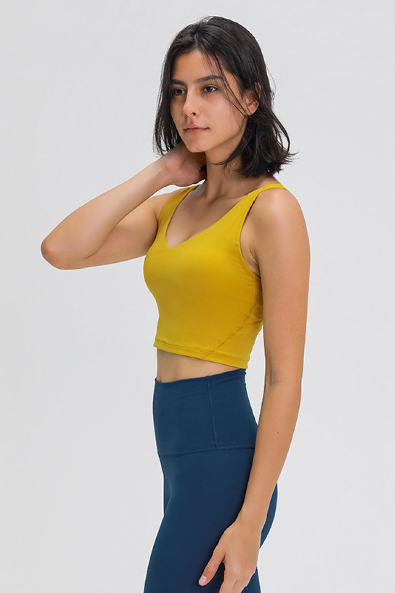 Millennia Scoop Back Sports Bra Carauana Store
