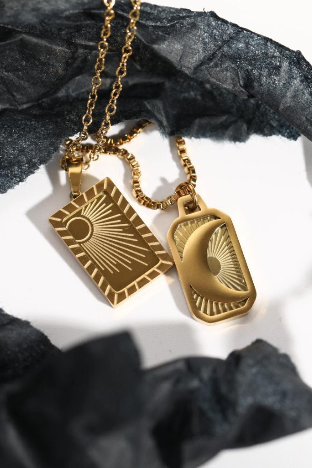 Stainless Steel 18K Gold-Plated Necklace Carauana Store