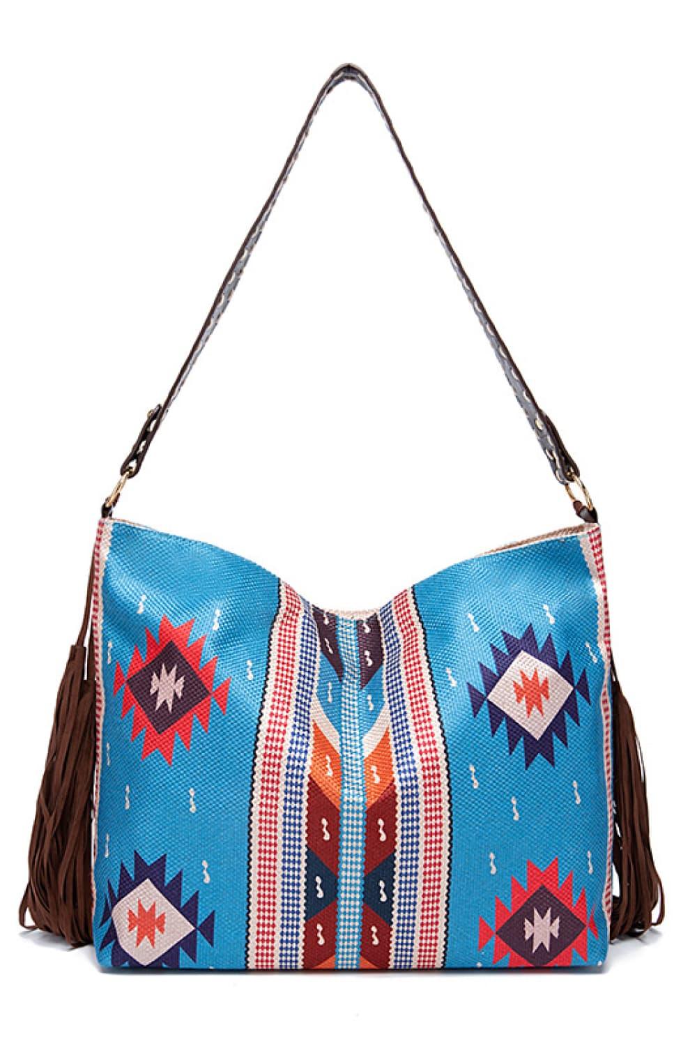 Geometric Canvas Tote Bag Carauana Store