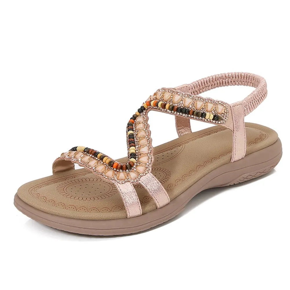 Open Toe Flats Sandals Carauana Store
