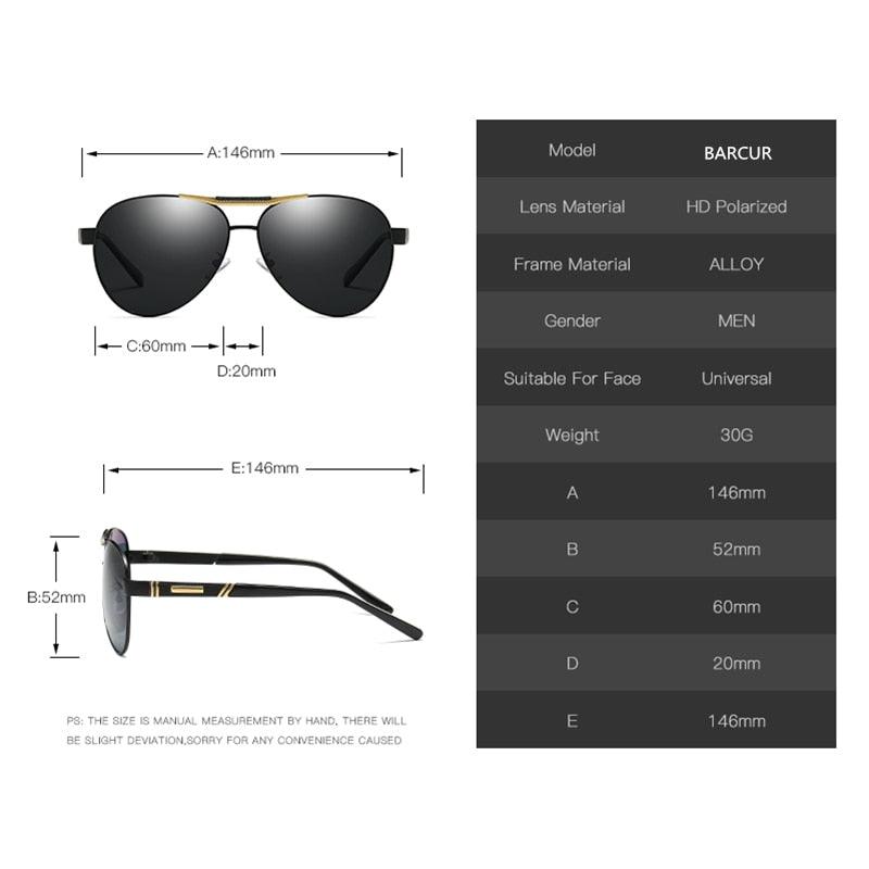 BARCUR Sunglasses Polarized UV400 Protection Travel Driving Carauana Store