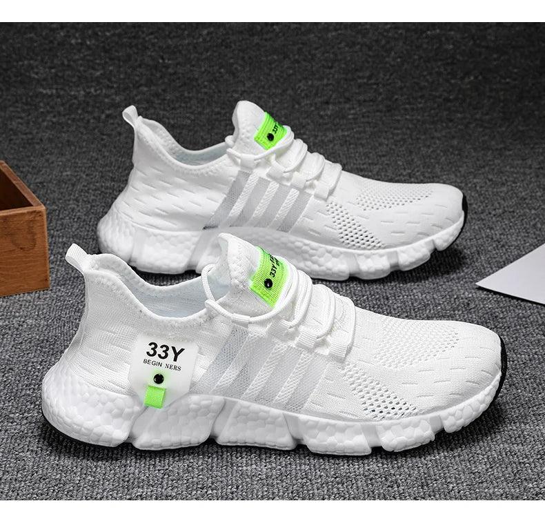 CARAUANA Zapatos Unisex Athletic Walking Shoes - Breathable Lace-Up Mesh, Various Colors & Plus Sizes Carauana Store