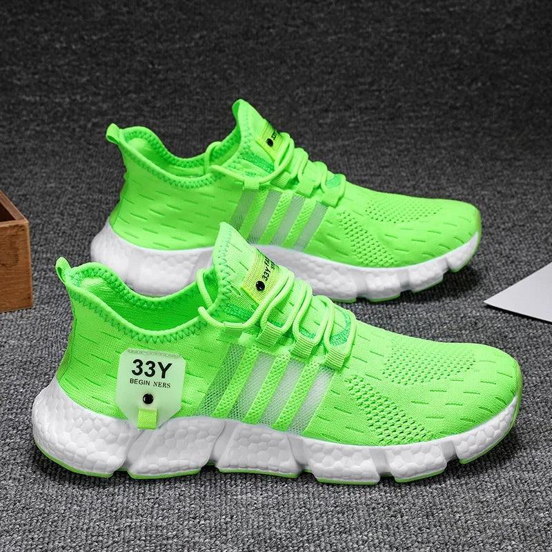 CARAUANA Zapatos Unisex Athletic Walking Shoes - Breathable Lace-Up Mesh, Various Colors & Plus Sizes Carauana Store