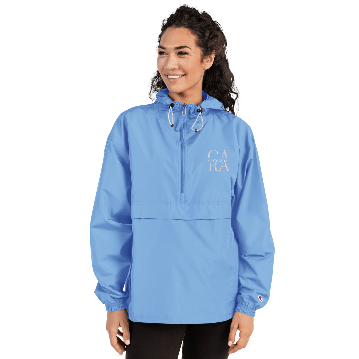 Embroidered Champion Packable Jacket Carauana Store