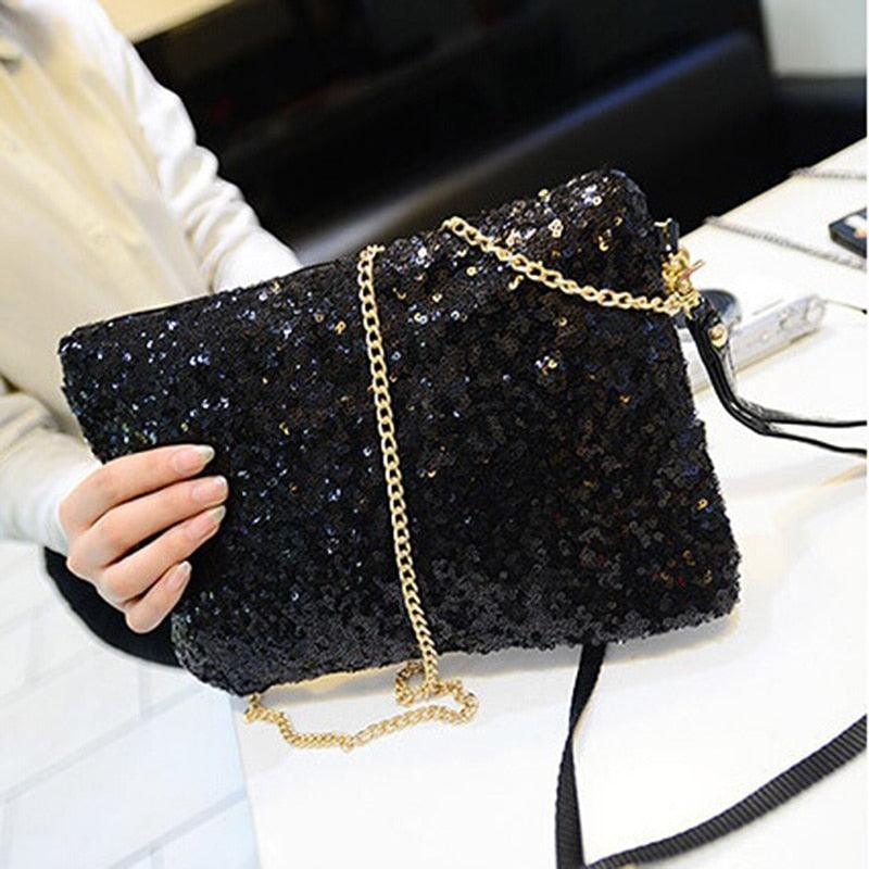 Evening Clutch Bag Glitter Sequin Handbag Carauana Store