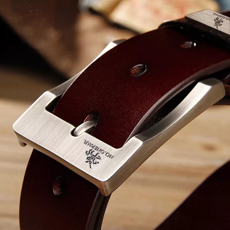 JIFANPAUL Men’s Genuine Leather Belt – Stylish & Durable Belts for All Occasions Carauana Store