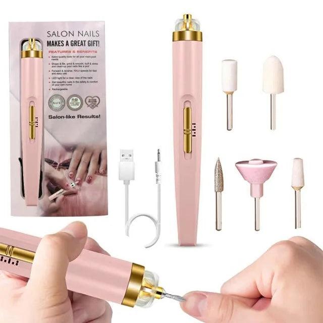 Get Salon-Quality Nails at Home with Our 5 in 1 Electric Manicure Drill & Accessory Combo Carauana Store