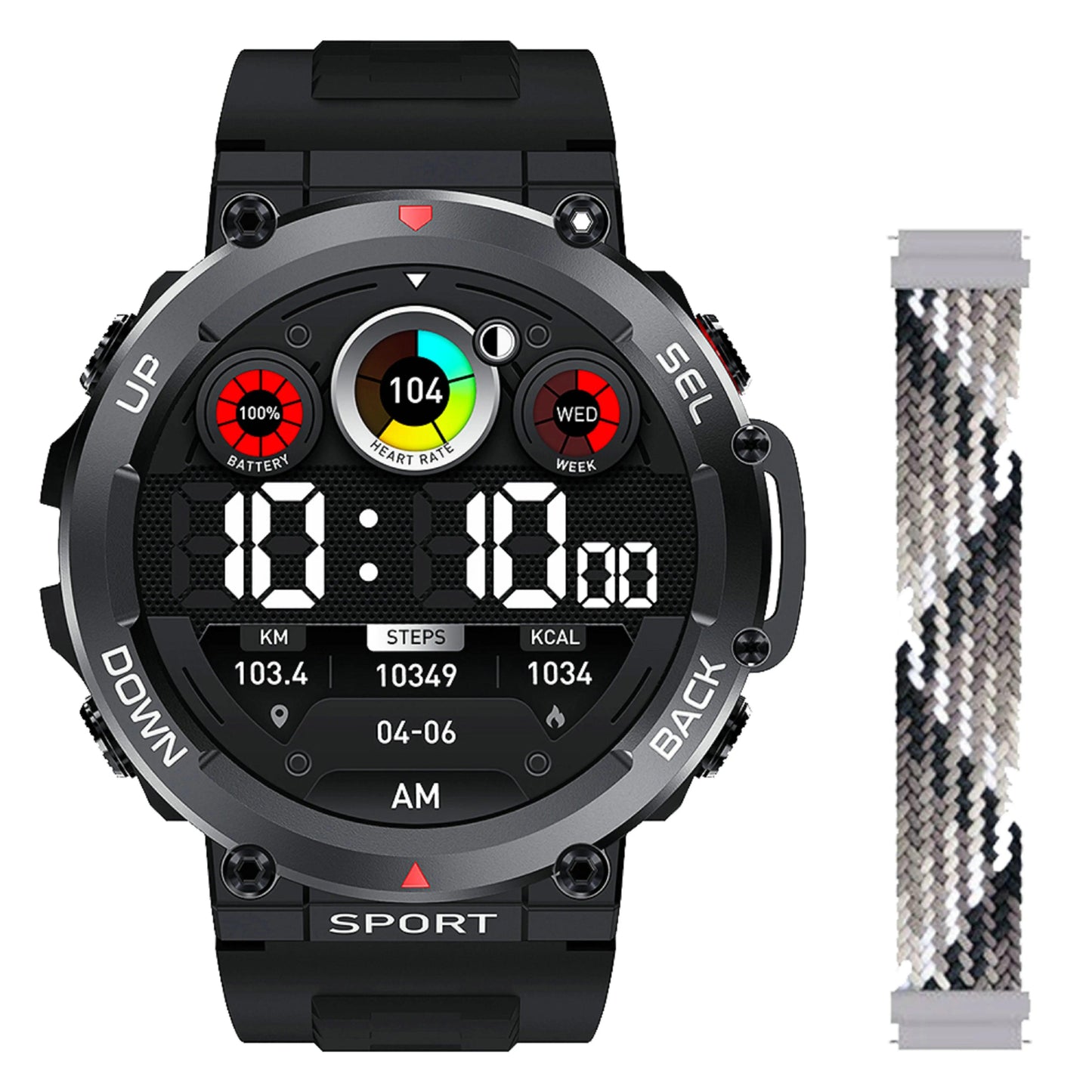 LEMFO Music Smartwatch Bluetooth Call sports NFC|Your Ultimate Health and Fitness Companion Carauana Store