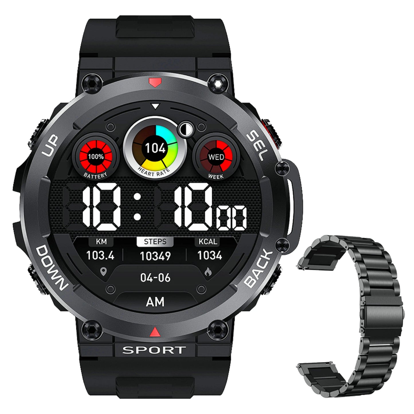 LEMFO Music Smartwatch Bluetooth Call sports NFC|Your Ultimate Health and Fitness Companion Carauana Store