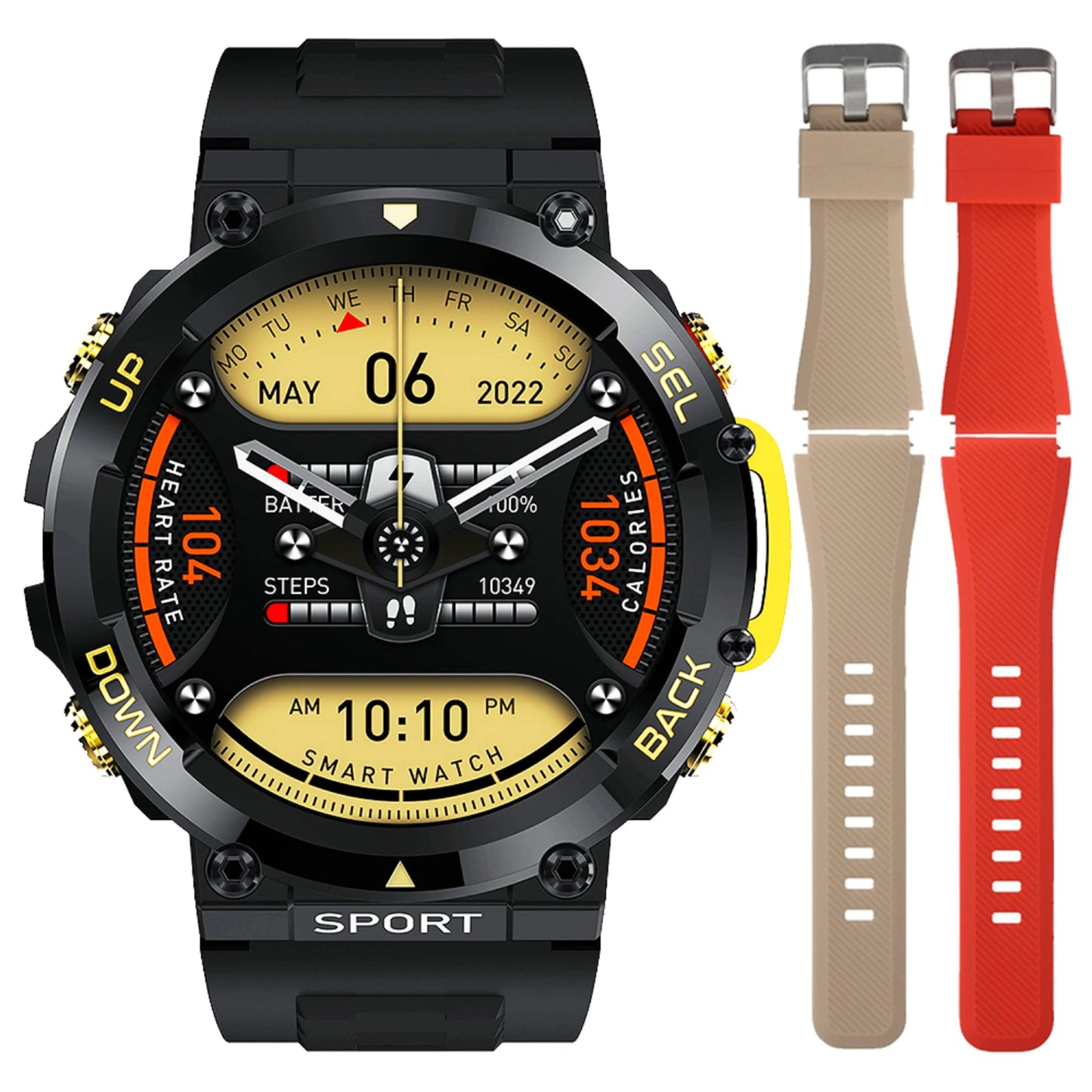 LEMFO Music Smartwatch Bluetooth Call sports NFC|Your Ultimate Health and Fitness Companion Carauana Store