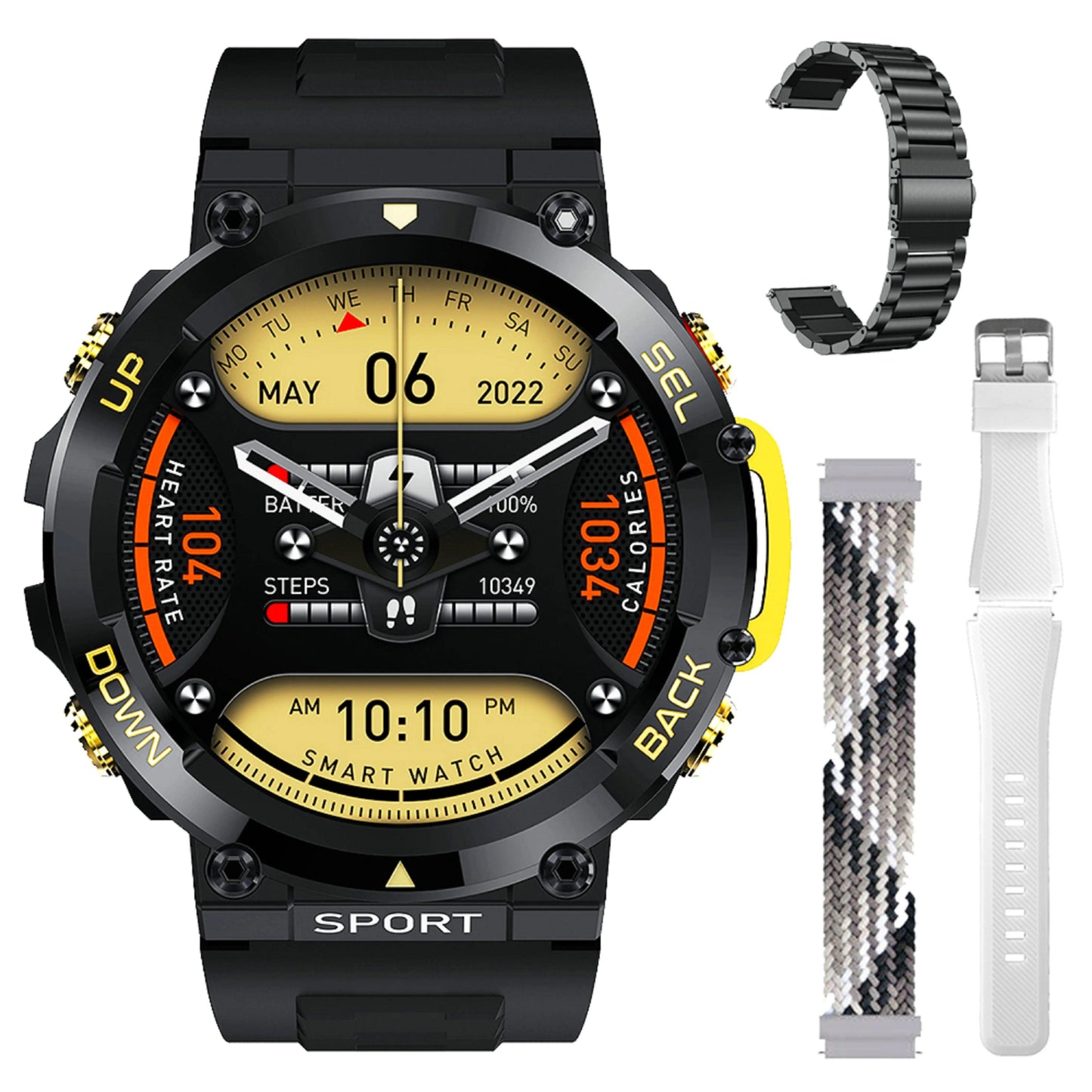 LEMFO Music Smartwatch Bluetooth Call sports NFC|Your Ultimate Health and Fitness Companion Carauana Store