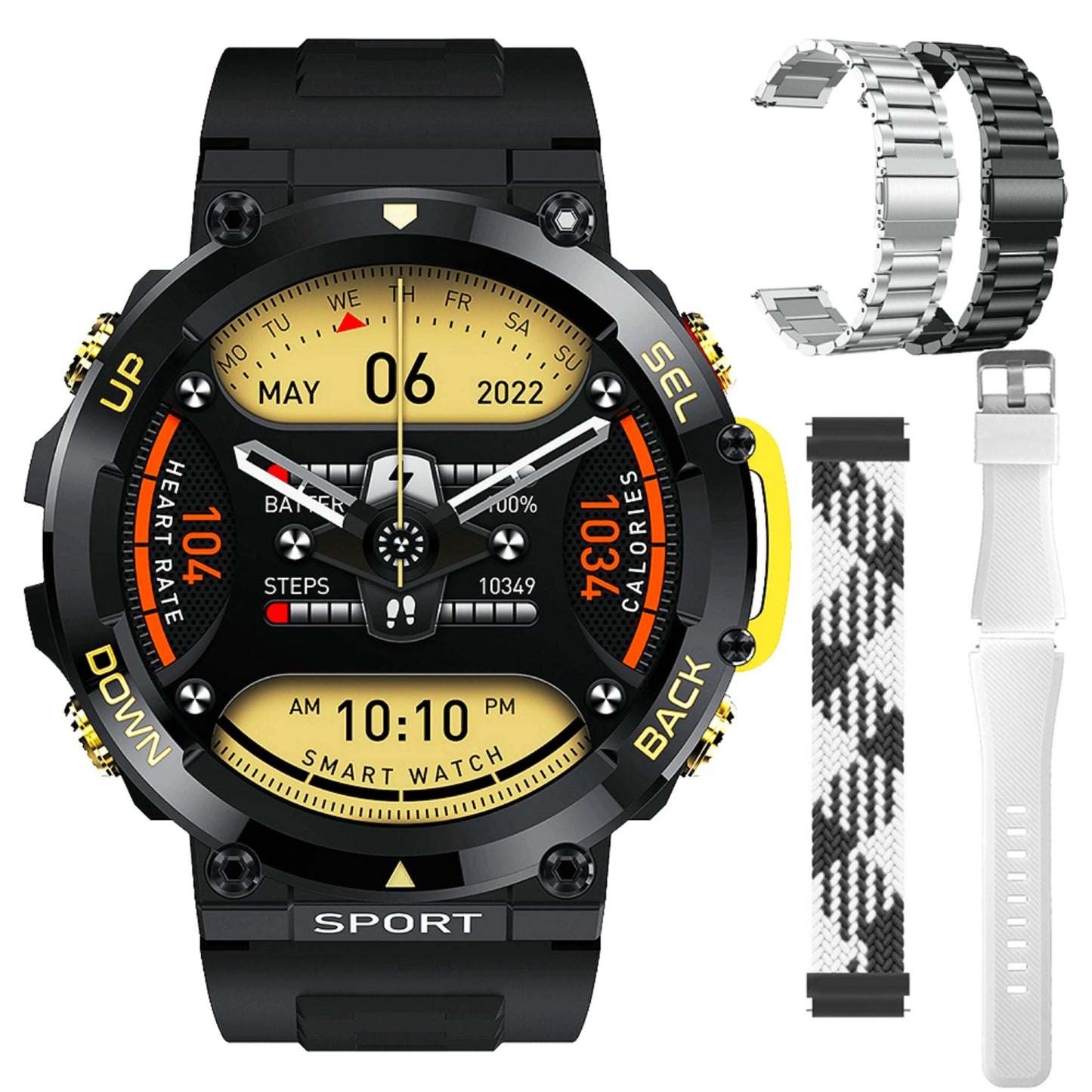 LEMFO Music Smartwatch Bluetooth Call sports NFC|Your Ultimate Health and Fitness Companion Carauana Store
