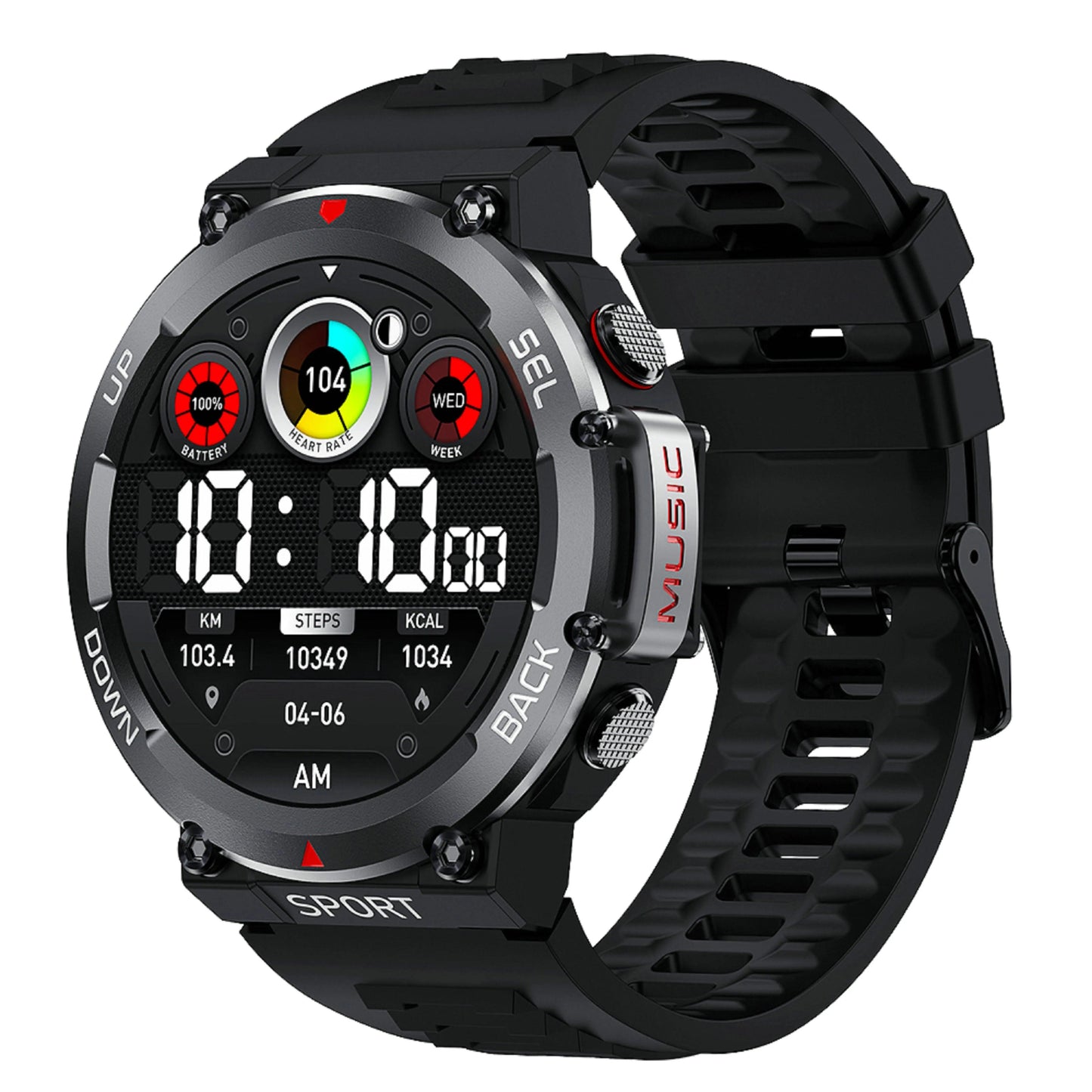 LEMFO Music Smartwatch Bluetooth Call sports NFC|Your Ultimate Health and Fitness Companion Carauana Store