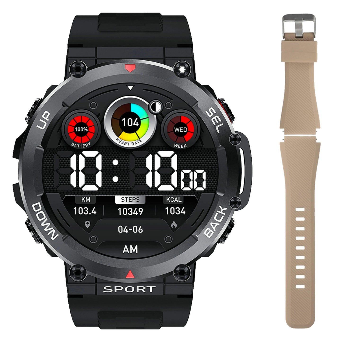 LEMFO Music Smartwatch Bluetooth Call sports NFC|Your Ultimate Health and Fitness Companion Carauana Store