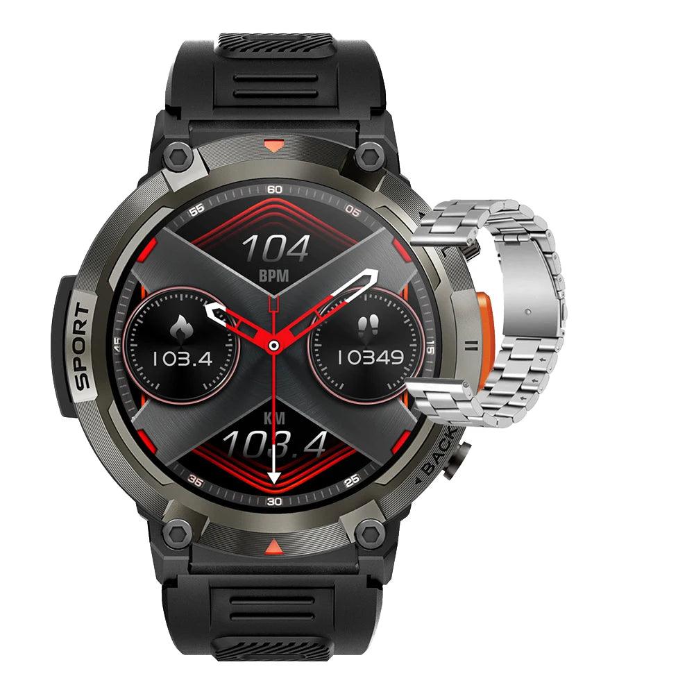 LEMFO Smartwatch With Flash Light 500Lumin S100 Men Women|Your Ultimate Fitness Companion Carauana Store