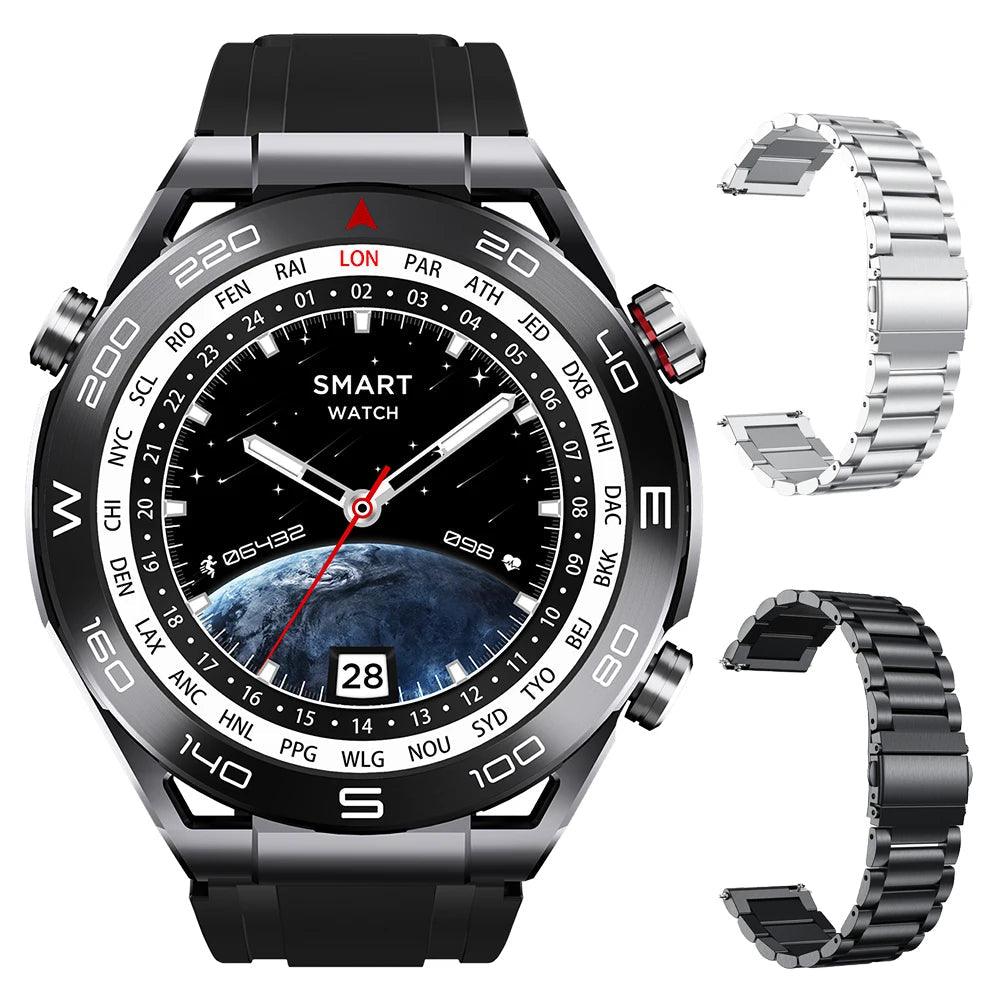 LEMFO smartWatches for men stainless steel|Your Timeless Companion, Now Exclusively Yours! Carauana Store