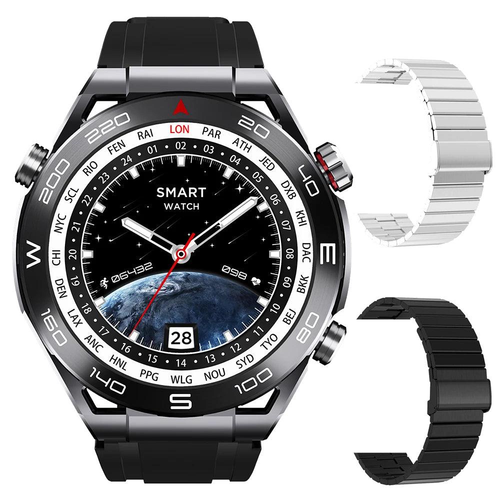 LEMFO smartWatches for men stainless steel|Your Timeless Companion, Now Exclusively Yours! Carauana Store